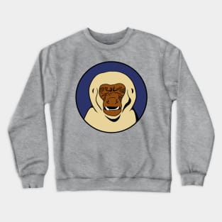 Disappointed Monkey - Funny Animal Design Crewneck Sweatshirt